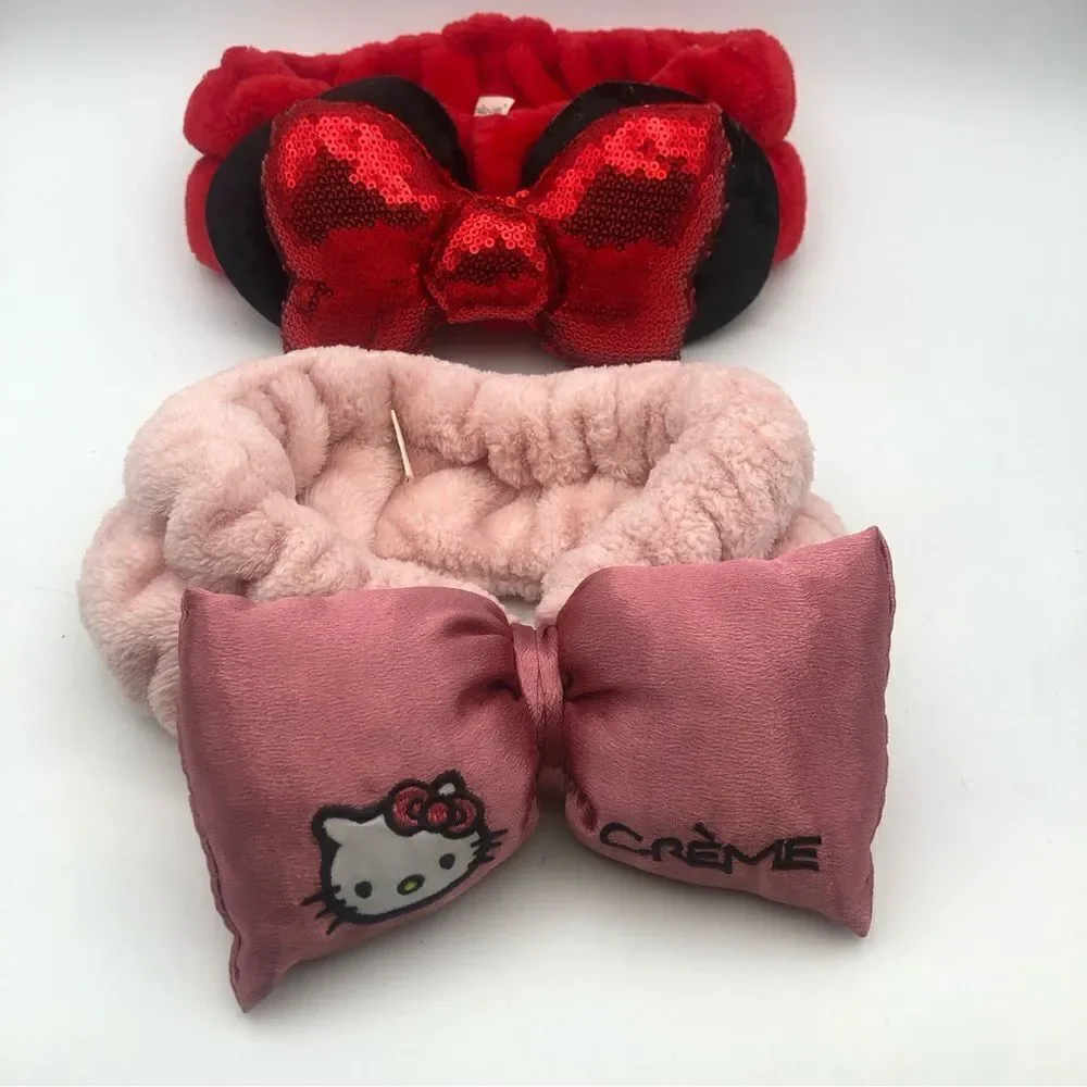The Creme Shop Minnie Mouse/Hello Kitty Headbands (2)